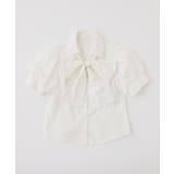 【one after another】半袖ボウタイブラウス | NICE CLAUP / OLIVE des OLIVE　OUTLET | 詳細画像2 