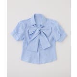 【one after another】半袖ボウタイブラウス | NICE CLAUP / OLIVE des OLIVE　OUTLET | 詳細画像6 