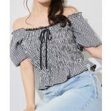 【one after another】シャーリング細リボンブラウス/レース付 | NICE CLAUP / OLIVE des OLIVE OUTLET | 詳細画像12