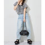 【one after another】シャーリング細リボンブラウス/レース付 | NICE CLAUP / OLIVE des OLIVE OUTLET | 詳細画像14