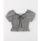 【one after another】シャーリング細リボンブラウス/レース付 | NICE CLAUP / OLIVE des OLIVE OUTLET | 詳細画像10