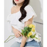 【one after another】ワンショルリボンブラウス | NICE CLAUP / OLIVE des OLIVE　OUTLET | 詳細画像4 