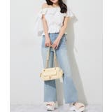 【one after another】ワンショルリボンブラウス | NICE CLAUP / OLIVE des OLIVE　OUTLET | 詳細画像6 