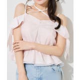 ピンク | 【one after another】サイドリボンオフショルブラウス | NICE CLAUP / OLIVE des OLIVE OUTLET