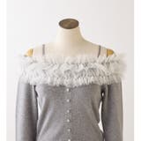 【one after another】チュールフリルオフショルニット | NICE CLAUP / OLIVE des OLIVE　OUTLET | 詳細画像40 