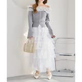 【one after another】チュールフリルオフショルニット | NICE CLAUP / OLIVE des OLIVE　OUTLET | 詳細画像25 