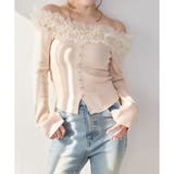 【one after another】チュールフリルオフショルニット | NICE CLAUP / OLIVE des OLIVE　OUTLET | 詳細画像11 