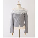 【one after another】チュールフリルオフショルニット | NICE CLAUP / OLIVE des OLIVE　OUTLET | 詳細画像15 