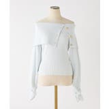 【one after another】オフショルラメニット | NICE CLAUP / OLIVE des OLIVE OUTLET | 詳細画像20