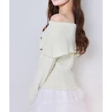 【one after another】オフショルニット | NICE CLAUP / OLIVE des OLIVE　OUTLET | 詳細画像1 