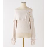 【one after another】オフショルニット | NICE CLAUP / OLIVE des OLIVE　OUTLET | 詳細画像5 