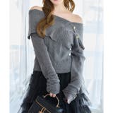 チャコール | 【one after another】オフショルニット | NICE CLAUP / OLIVE des OLIVE　OUTLET