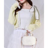 イエロー | 【one after another】配色カーディガン | NICE CLAUP / OLIVE des OLIVE　OUTLET