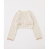 【one after another】【セットアップ可能】金ボタン配色カーディガ… | NICE CLAUP / OLIVE des OLIVE　OUTLET | 詳細画像1 