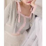 【one after another】【セットアップ可能】金ボタン配色カーディガ… | NICE CLAUP / OLIVE des OLIVE　OUTLET | 詳細画像23 
