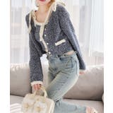 【one after another】【セットアップ可能】金ボタン配色カーディガ… | NICE CLAUP / OLIVE des OLIVE　OUTLET | 詳細画像32 