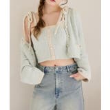 サックス | 【one after another】【セットアップ可能】金ボタン配色カーディガ… | NICE CLAUP / OLIVE des OLIVE　OUTLET