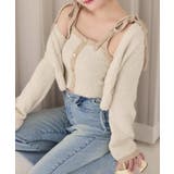 アイボリー | 【one after another】【セットアップ可能】金ボタン配色カーディガ… | NICE CLAUP / OLIVE des OLIVE　OUTLET