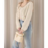 【one after another】【セットアップ可能】肩リボン配色ビスチェ | NICE CLAUP / OLIVE des OLIVE　OUTLET | 詳細画像7 