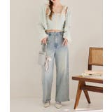 【one after another】【セットアップ可能】肩リボン配色ビスチェ | NICE CLAUP / OLIVE des OLIVE　OUTLET | 詳細画像19 