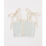 【one after another】【セットアップ可能】肩リボン配色ビスチェ | NICE CLAUP / OLIVE des OLIVE　OUTLET | 詳細画像17 