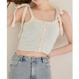 サックス | 【one after another】【セットアップ可能】肩リボン配色ビスチェ | NICE CLAUP / OLIVE des OLIVE　OUTLET