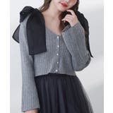 グレー | 【one after another】キラキラボタンアイレットカーデ | NICE CLAUP / OLIVE des OLIVE OUTLET