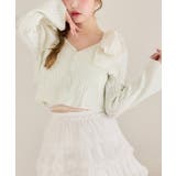 ミント | 【one after another】キラキラボタンアイレットカーデ | NICE CLAUP / OLIVE des OLIVE OUTLET