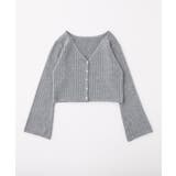 【one after another】キラキラボタンアイレットカーデ | NICE CLAUP / OLIVE des OLIVE　OUTLET | 詳細画像12 