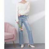 【one after another】異素材ドッキングオフショルニット | NICE CLAUP / OLIVE des OLIVE　OUTLET | 詳細画像5 