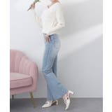 【one after another】異素材ドッキングオフショルニット | NICE CLAUP / OLIVE des OLIVE　OUTLET | 詳細画像4 