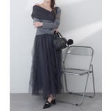 【one after another】異素材ドッキングオフショルニット | NICE CLAUP / OLIVE des OLIVE　OUTLET | 詳細画像15 