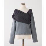 【one after another】異素材ドッキングオフショルニット | NICE CLAUP / OLIVE des OLIVE　OUTLET | 詳細画像12 