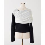 【one after another】異素材ドッキングオフショルニット | NICE CLAUP / OLIVE des OLIVE　OUTLET | 詳細画像24 