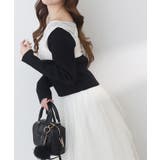 【one after another】異素材ドッキングオフショルニット | NICE CLAUP / OLIVE des OLIVE　OUTLET | 詳細画像18 