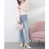 【one after another】異素材ドッキングオフショルニット | NICE CLAUP / OLIVE des OLIVE　OUTLET | 詳細画像10 