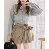 【one after another】配色襟付きニット | NICE CLAUP / OLIVE des OLIVE　OUTLET | 詳細画像17 