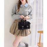 【one after another】配色襟付きニット | NICE CLAUP / OLIVE des OLIVE　OUTLET | 詳細画像19 