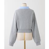 【one after another】配色襟付きニット | NICE CLAUP / OLIVE des OLIVE　OUTLET | 詳細画像25 