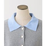 【one after another】配色襟付きニット | NICE CLAUP / OLIVE des OLIVE　OUTLET | 詳細画像26 