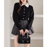 【one after another】配色襟付きニット | NICE CLAUP / OLIVE des OLIVE　OUTLET | 詳細画像30 