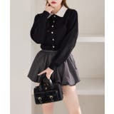 【one after another】配色襟付きニット | NICE CLAUP / OLIVE des OLIVE　OUTLET | 詳細画像31 