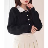 【one after another】配色襟付きニット | NICE CLAUP / OLIVE des OLIVE　OUTLET | 詳細画像41 