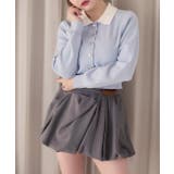 【one after another】配色襟付きニット | NICE CLAUP / OLIVE des OLIVE　OUTLET | 詳細画像46 