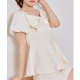 【one after another】肩リボンニット | NICE CLAUP / OLIVE des OLIVE OUTLET | 詳細画像4