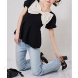 【one after another】肩リボンニット | NICE CLAUP / OLIVE des OLIVE OUTLET | 詳細画像11