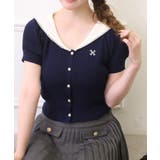 【one after another】セーラー半袖ニット | NICE CLAUP / OLIVE des OLIVE　OUTLET | 詳細画像14 