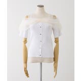 【one after another】リボンチュールニット | NICE CLAUP / OLIVE des OLIVE　OUTLET | 詳細画像2 