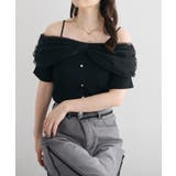 【one after another】リボンチュールニット | NICE CLAUP / OLIVE des OLIVE　OUTLET | 詳細画像13 