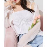 【one after another】レース付きシアーニットビスチェ | NICE CLAUP / OLIVE des OLIVE OUTLET | 詳細画像13
